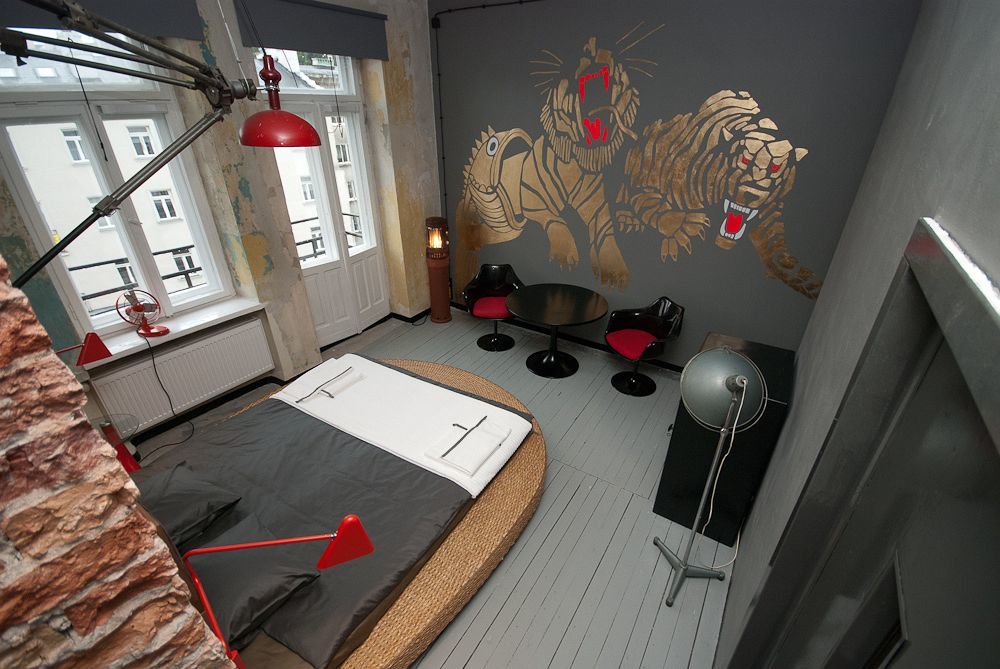Ferienwohnung Loft Sen Pszczoly Warschau Exterior foto